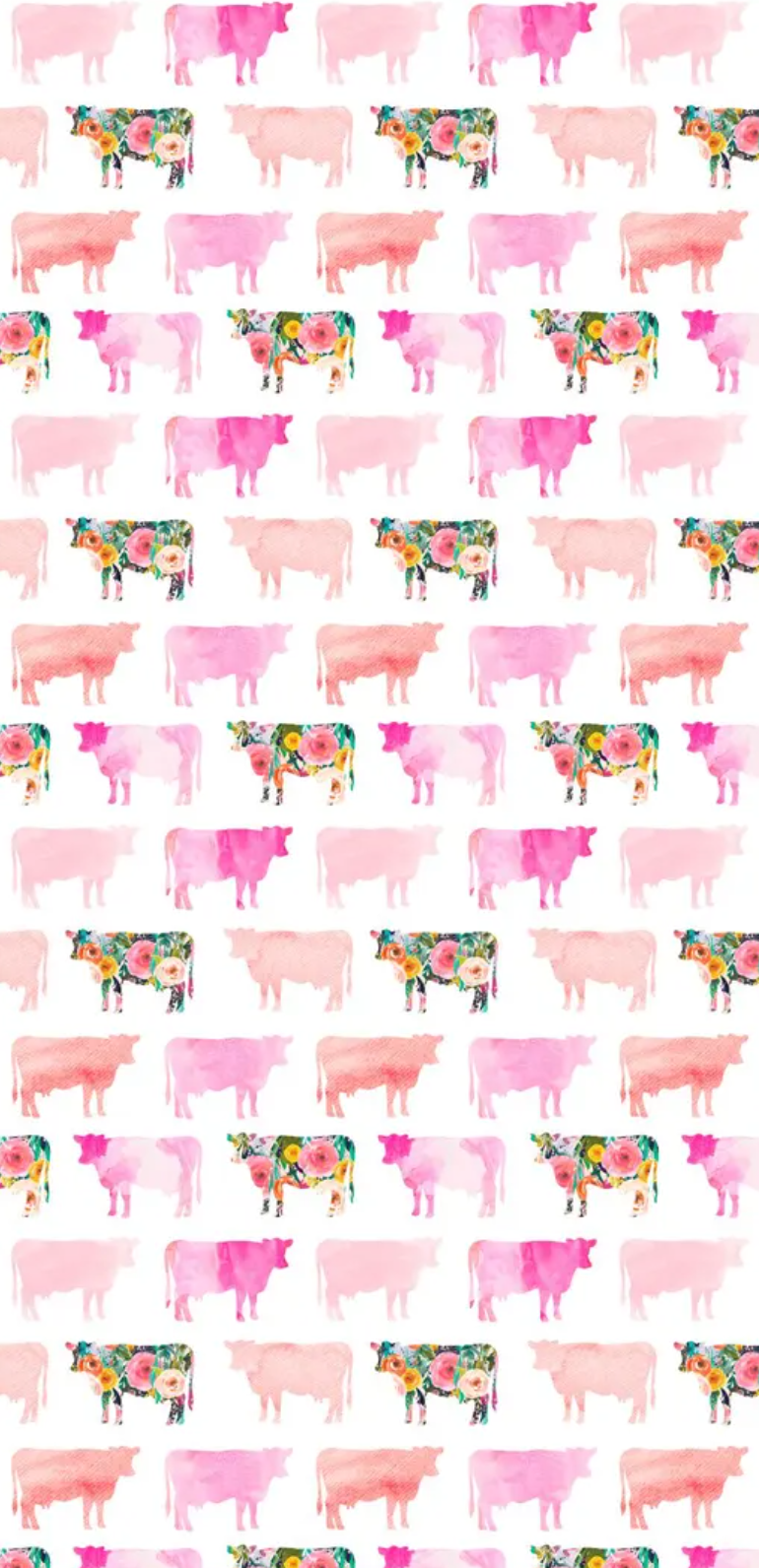 Handmade Pretty Pink Cows glitter pen with free refill 4