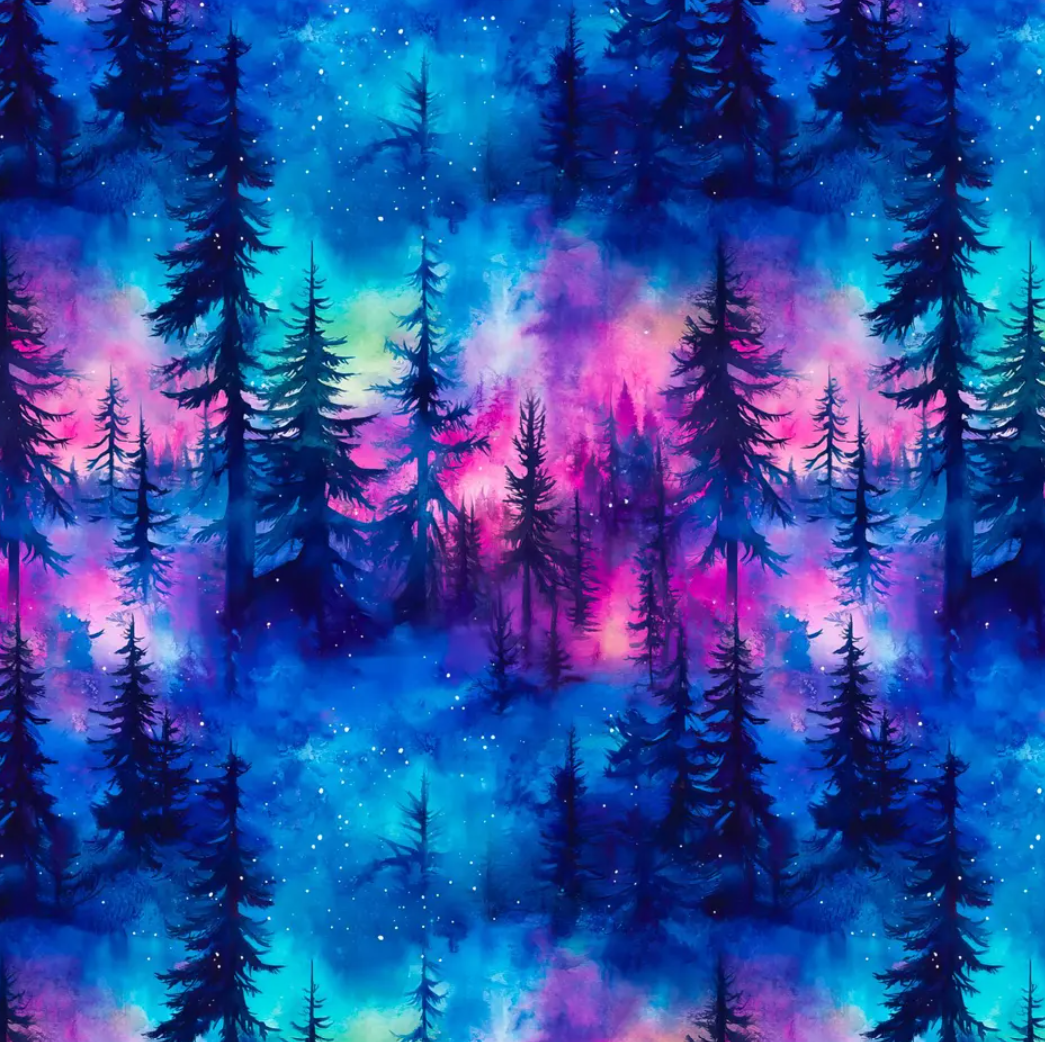 Handmade Peek A Boo Northern Lights with pink glitter pen with free refill