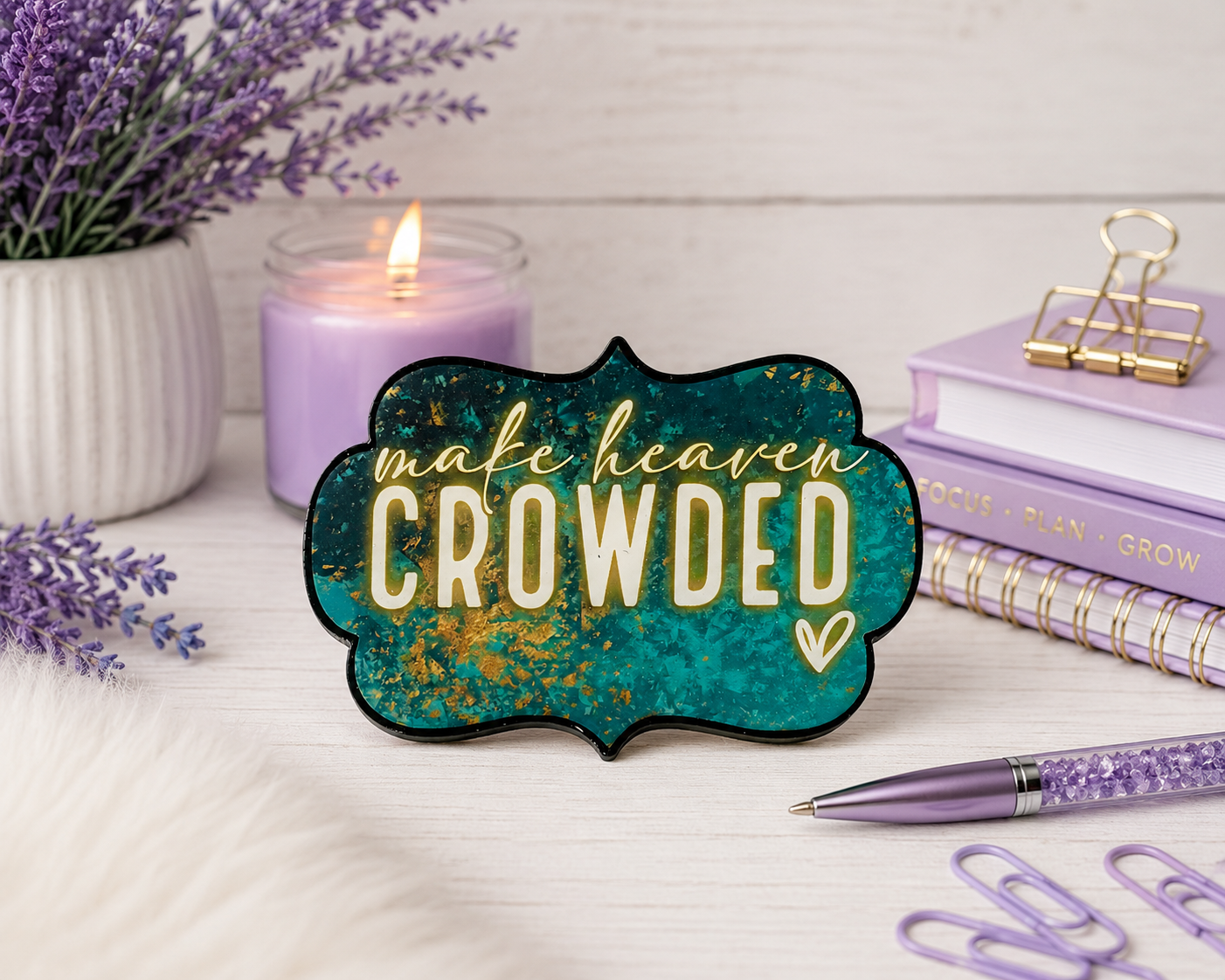 3 inch Make Heaven Crowded magnet