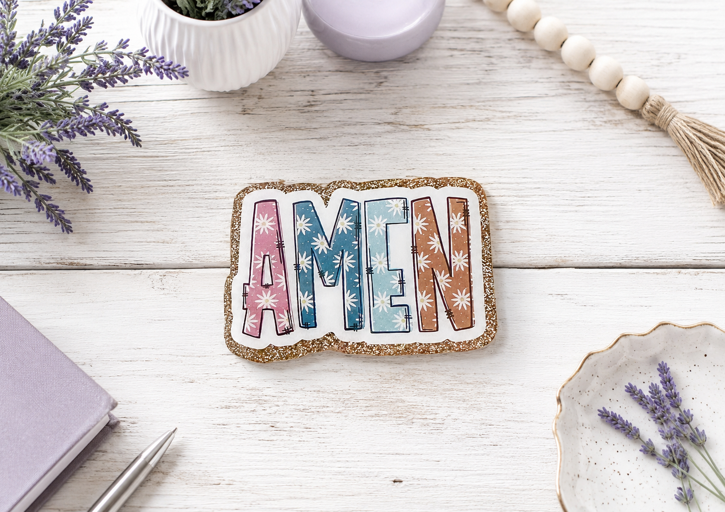 3 inch Amen Magnet