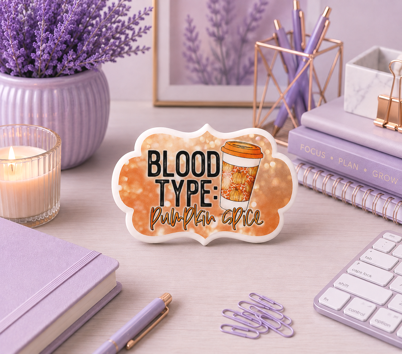 3 inch Pumpkin Spice magnet