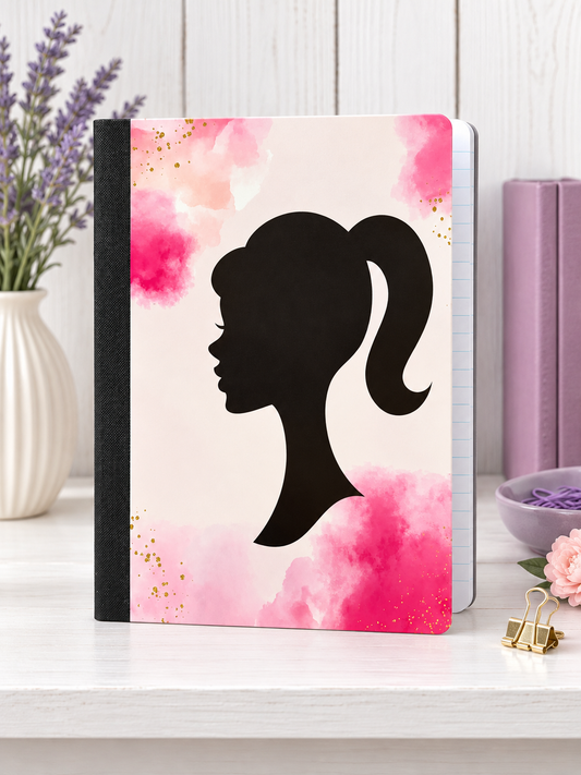 Decorative Vinyl Covered Composition Notebook Barbie