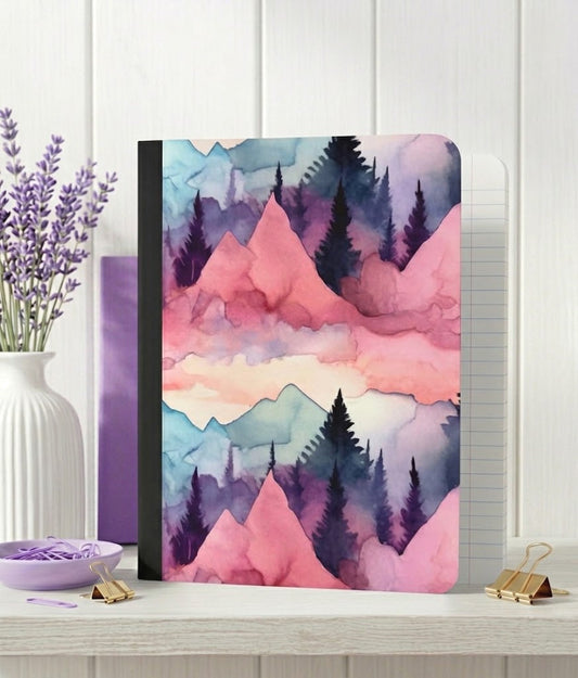 Decorative Vinyl Covered Composition Pastel Mountains