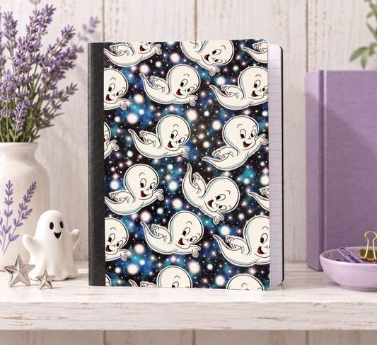 Decorative Vinyl Covered Composition Notebook Casper