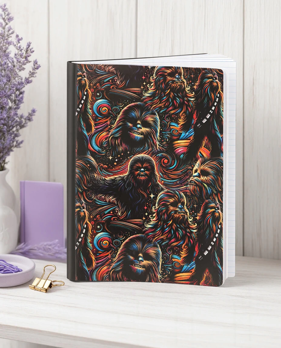 Decorative Vinyl Covered Composition Notebook Chewbacca
