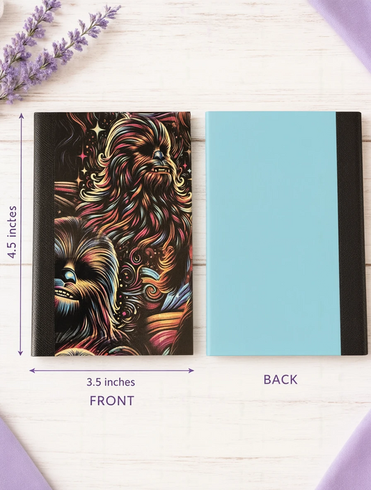 Decorative Vinyl Covered MINIATURE Composition Notebook Chewbacca