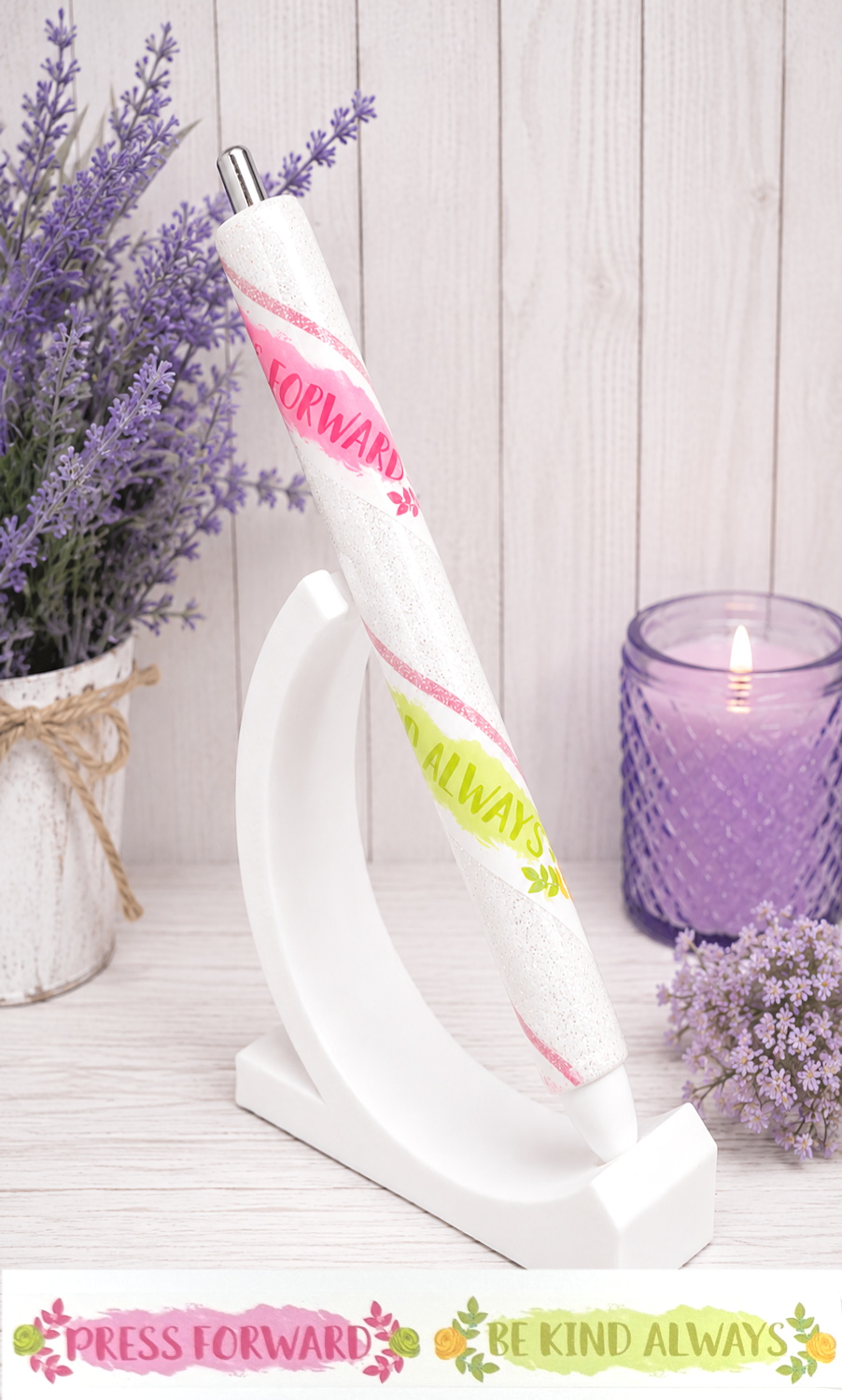 Handmade Christian Pen  glitter pen with free refill 1