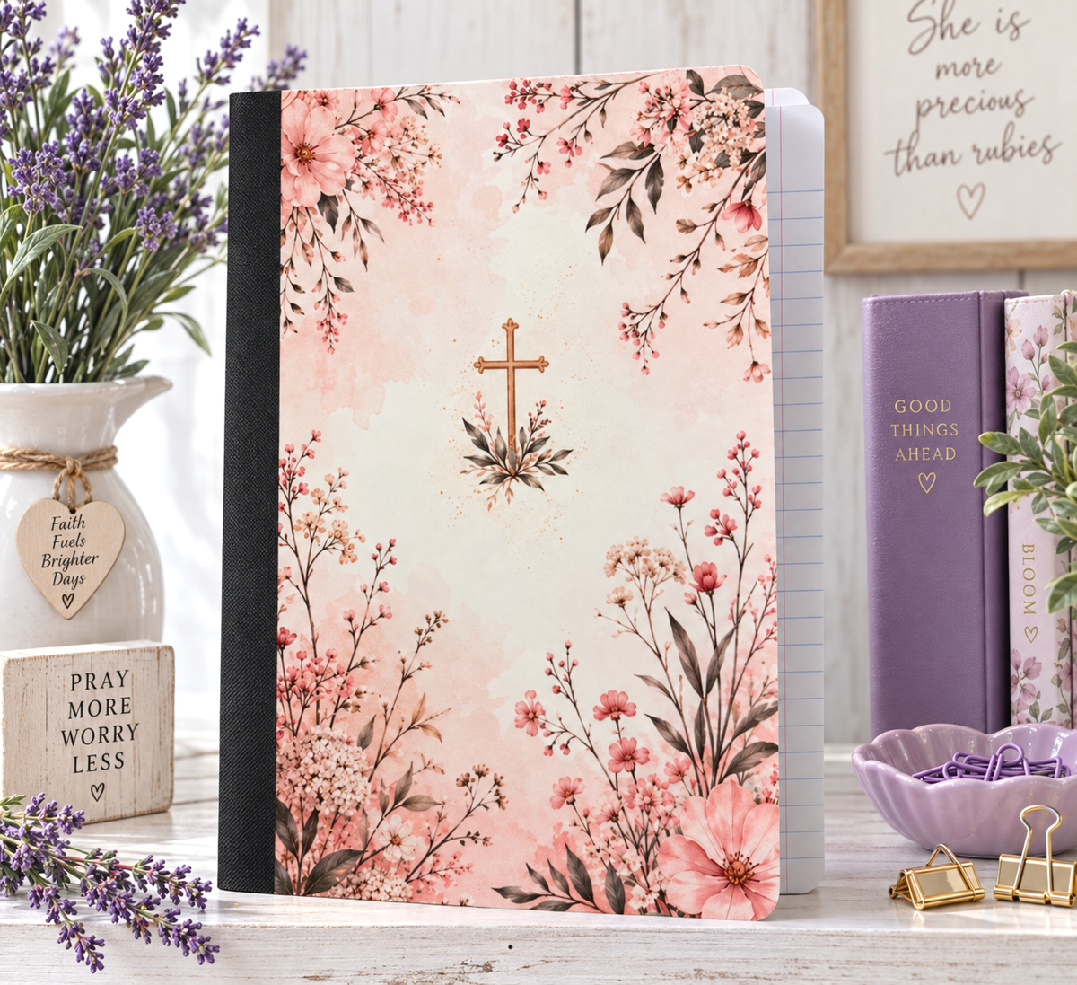 Decorative Vinyl Covered Composition Notebook Cross