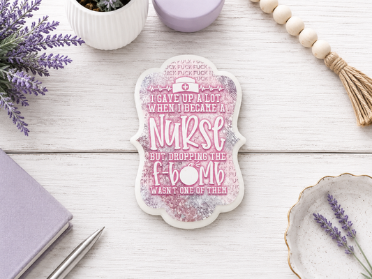 3 inch Nurse F Bomb magnet