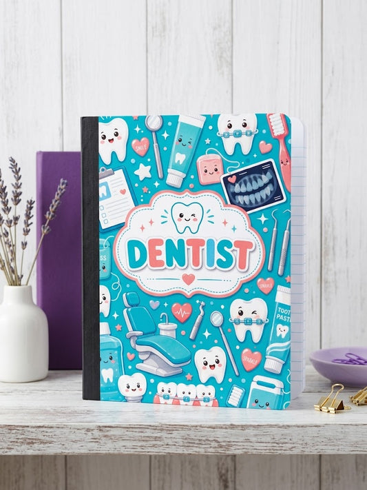 Decorative Vinyl Covered Composition Notebook Dentist