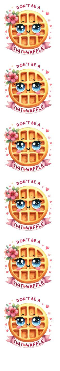 Handmade Don't Ba A Twatwaffle glitter pen with free refill