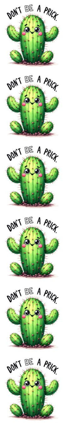 Handmade Don't Ba A Prick glitter pen with free refill
