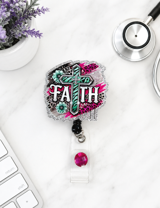 Handmade Faith Badge Reel