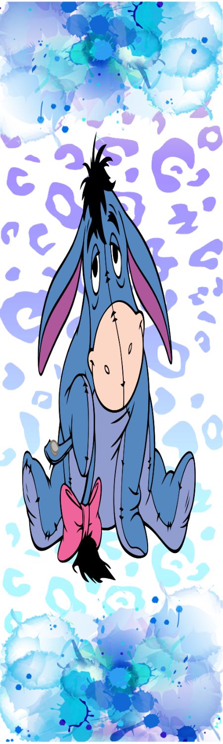 Handmade Eeyore Wrap glitter pen with free refill