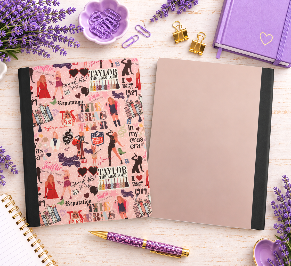 Decorative Vinyl Covered Composition Notebook Taylor