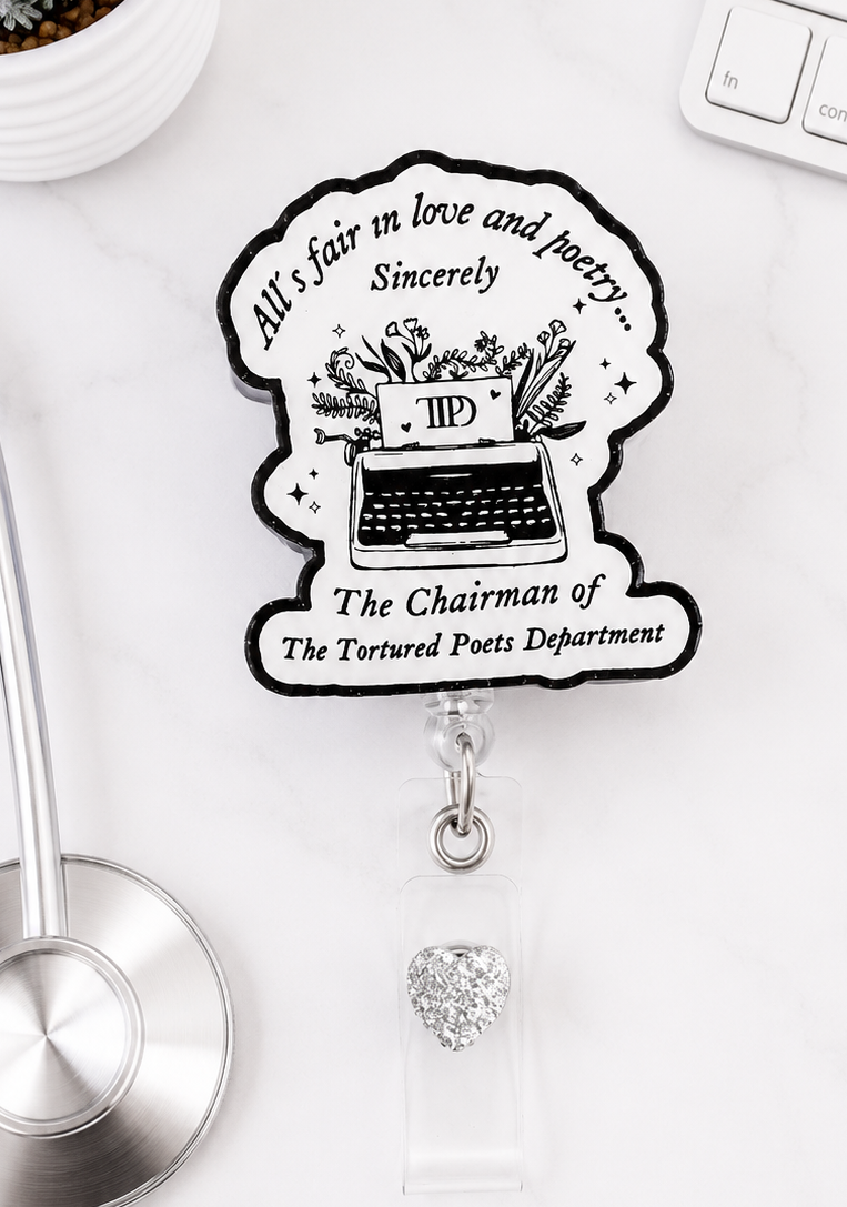 Handmade TTPD Badge Reel