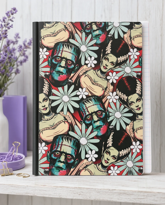 Decorative Vinyl Covered Composition Notebook Frankenstein
