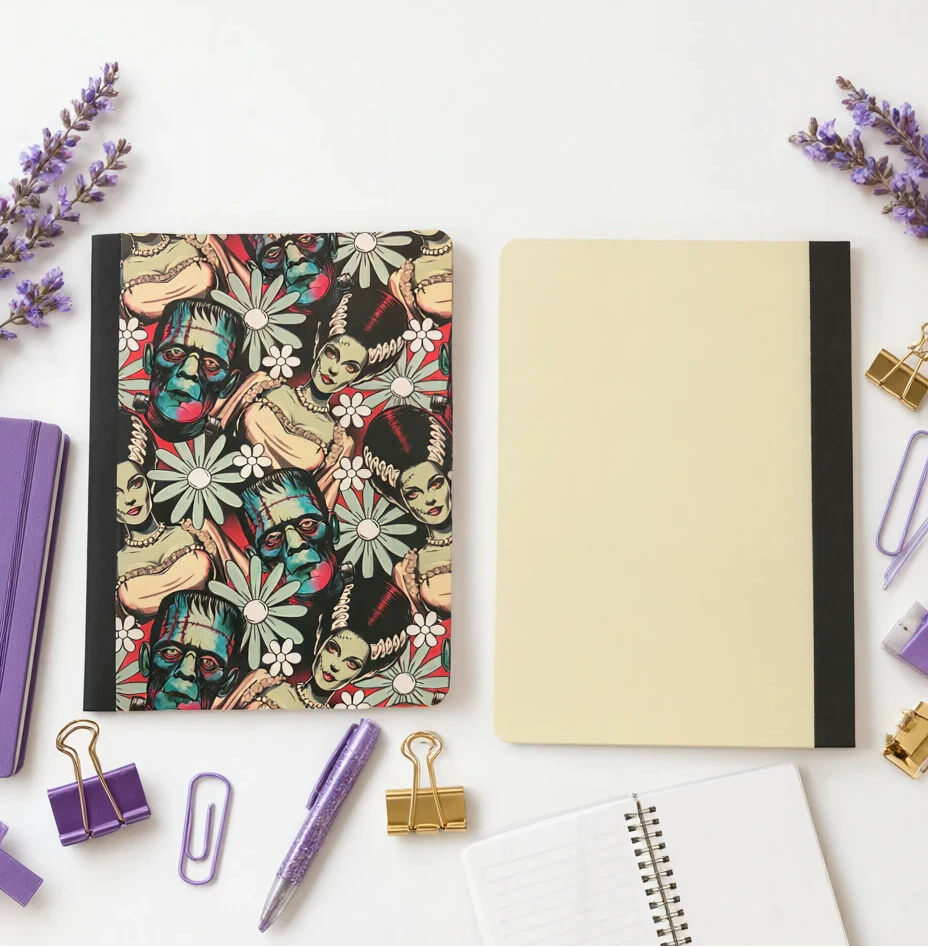 Decorative Vinyl Covered Composition Notebook Frankenstein