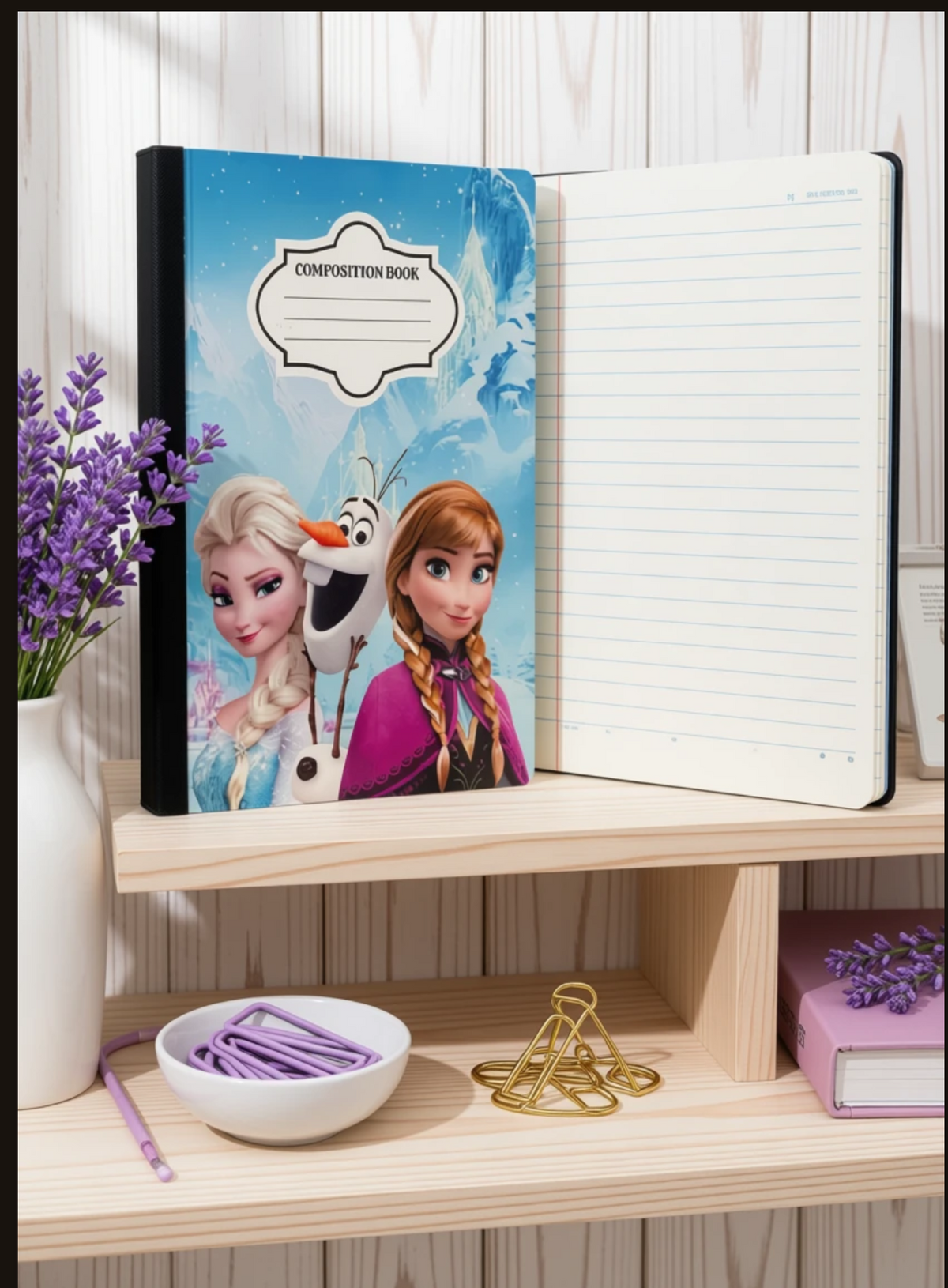 Decorative Vinyl Covered Composition Notebook Frozen 2