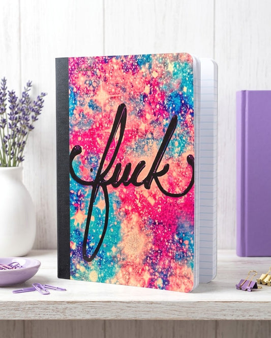 Decorative Vinyl Covered Composition Notebook Fuck