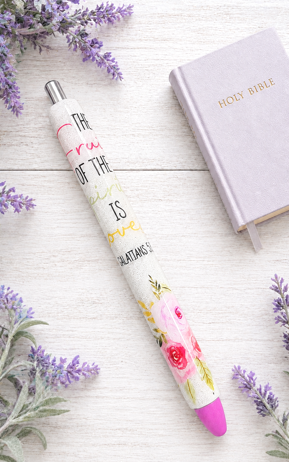 Handmade Christian Pen  glitter pen with free refill 23