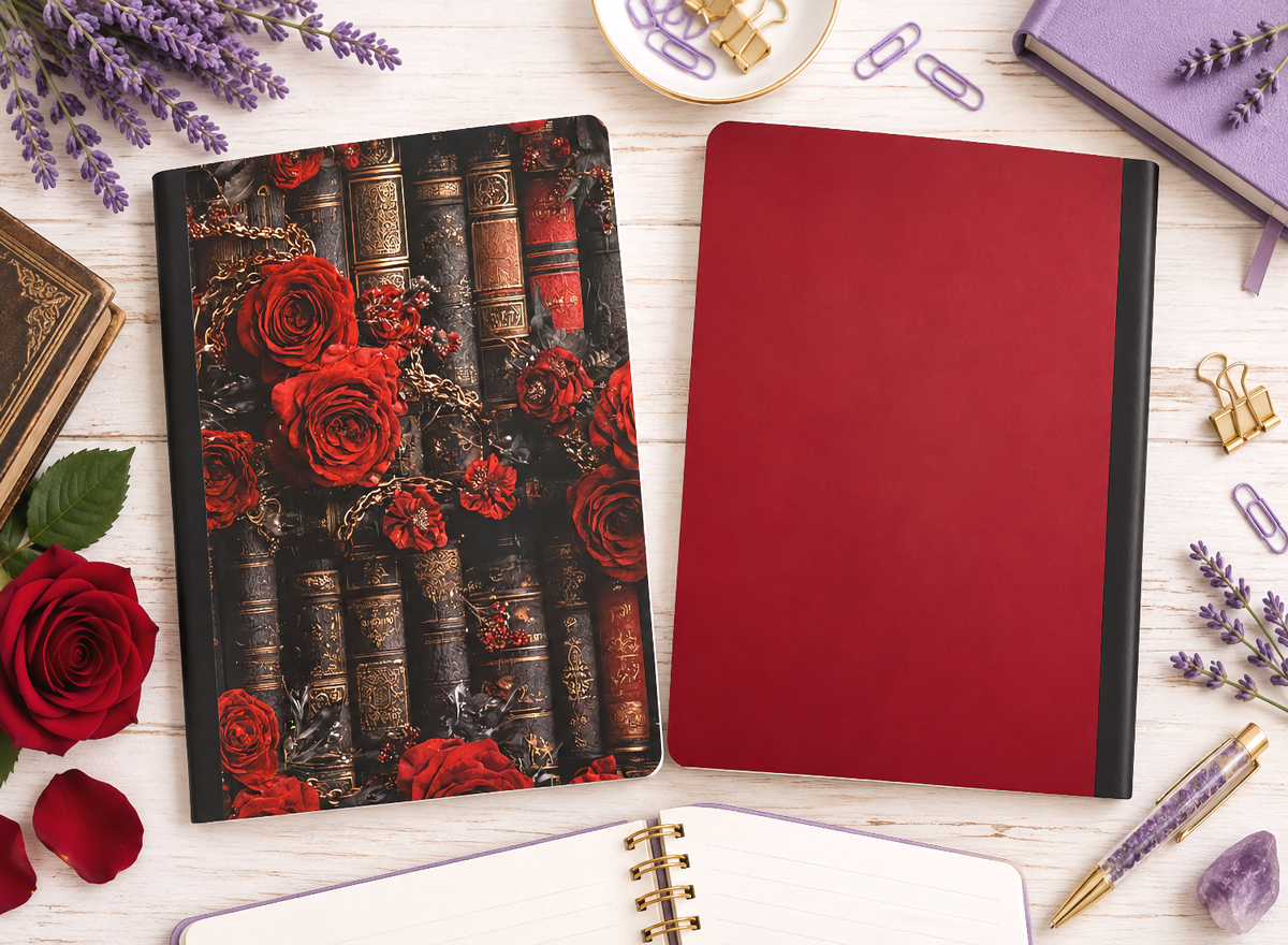 Decorative Vinyl Covered Composition Notebook Gothic Books