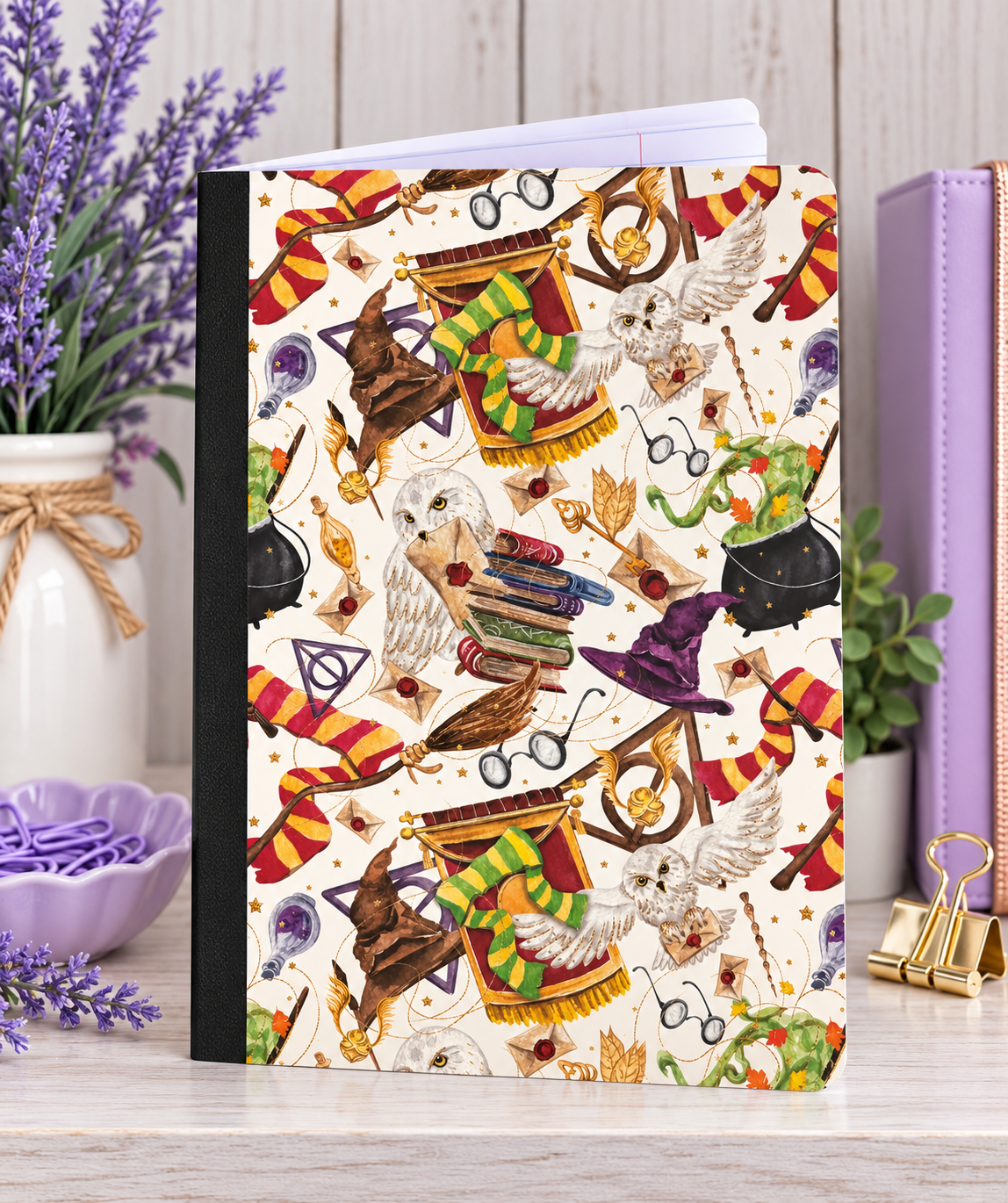 Decorative Vinyl Covered Composition Notebook Harry Potter 8