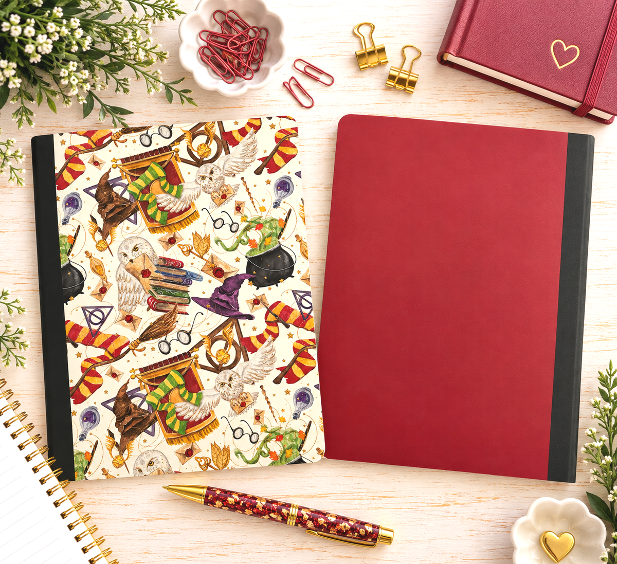 Decorative Vinyl Covered Composition Notebook Harry Potter 8