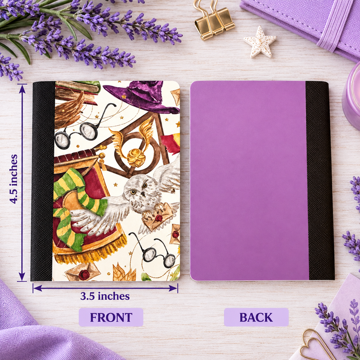 Decorative Vinyl Covered MINIATURE Composition Notebook Harry Potter 2