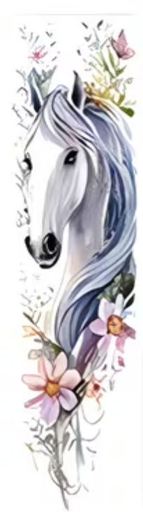 Handmade Horse glitter pen with free refill 3