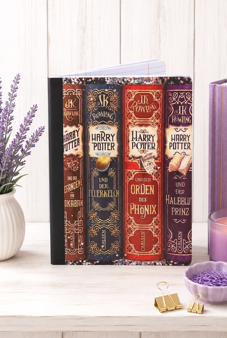 Decorative Vinyl Covered Composition Notebook Harry Potter