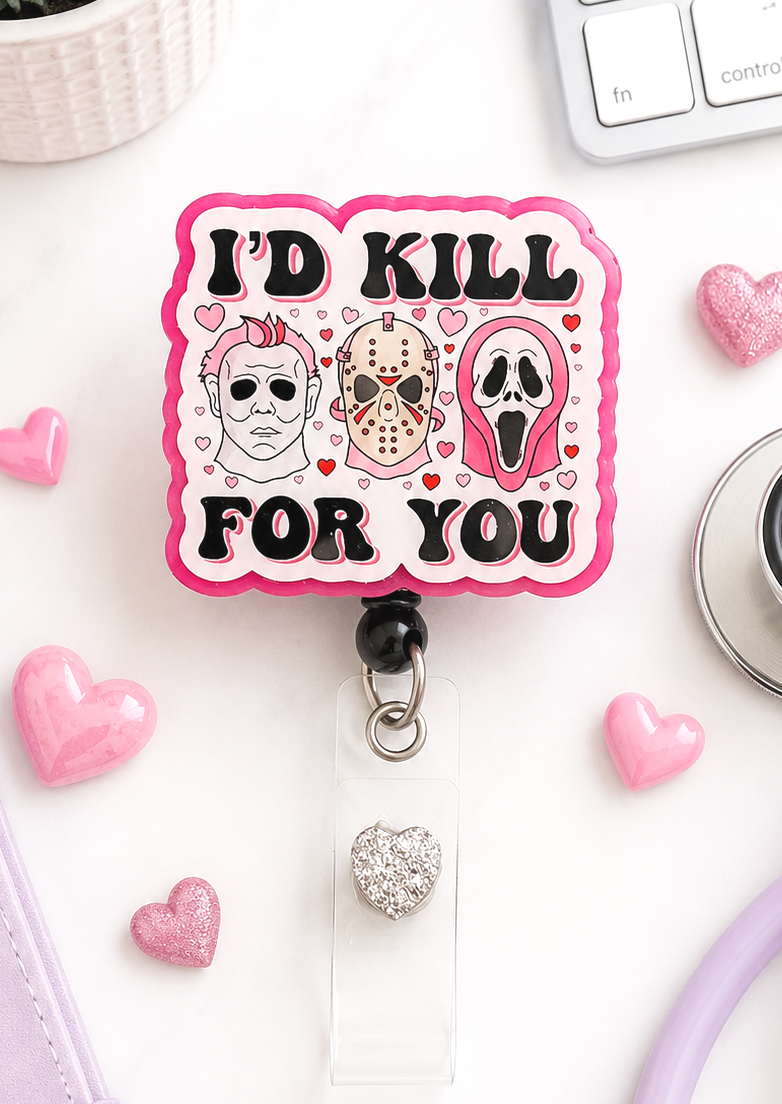 Handmade Valentine Halloween Mix Badge Reel