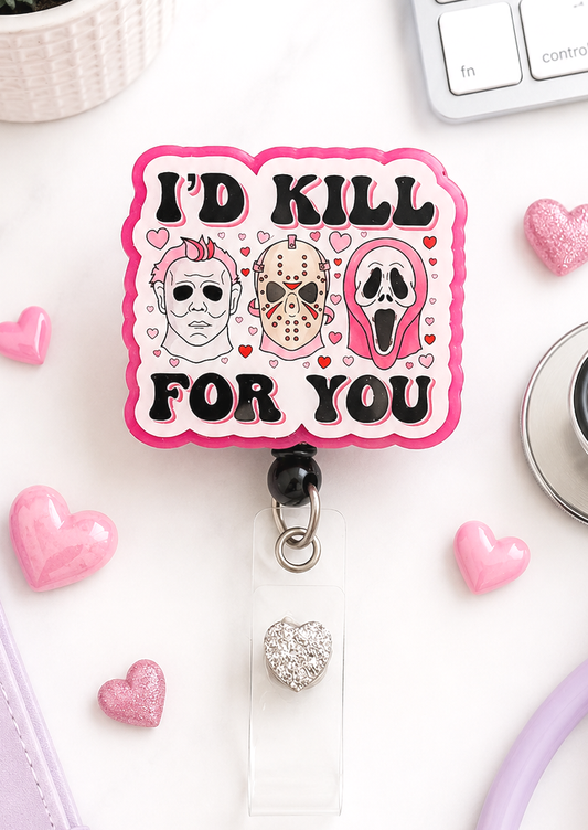 Handmade Valentine Halloween Mix Badge Reel