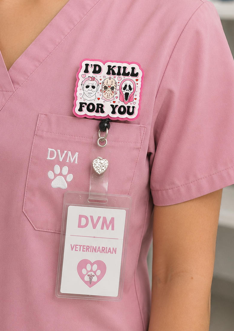 Handmade Valentine Halloween Mix Badge Reel