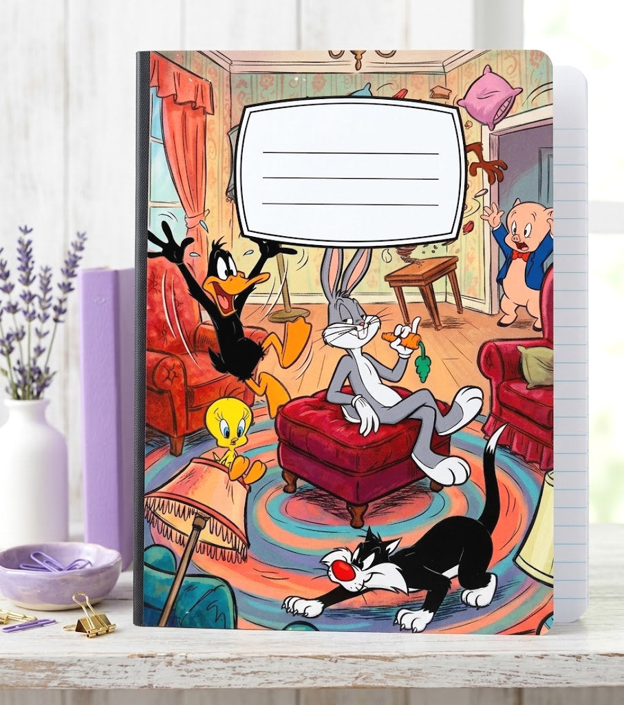 Decorative Vinyl Covered Composition Looney Tunes