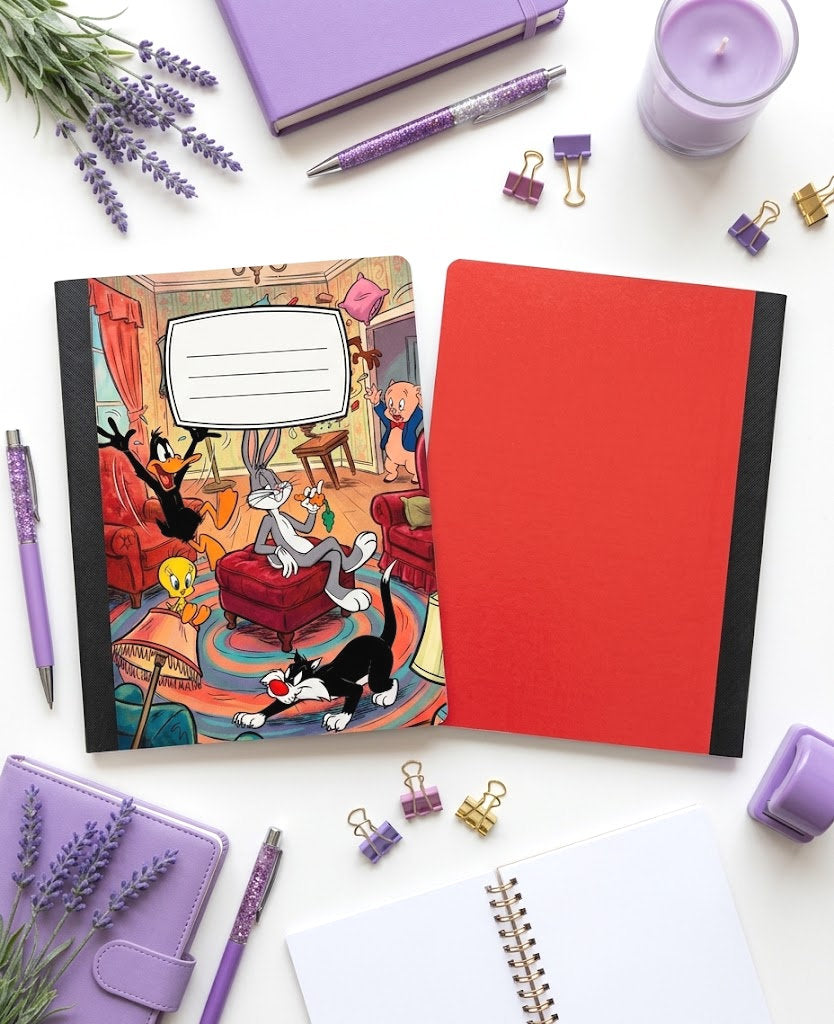 Decorative Vinyl Covered Composition Looney Tunes