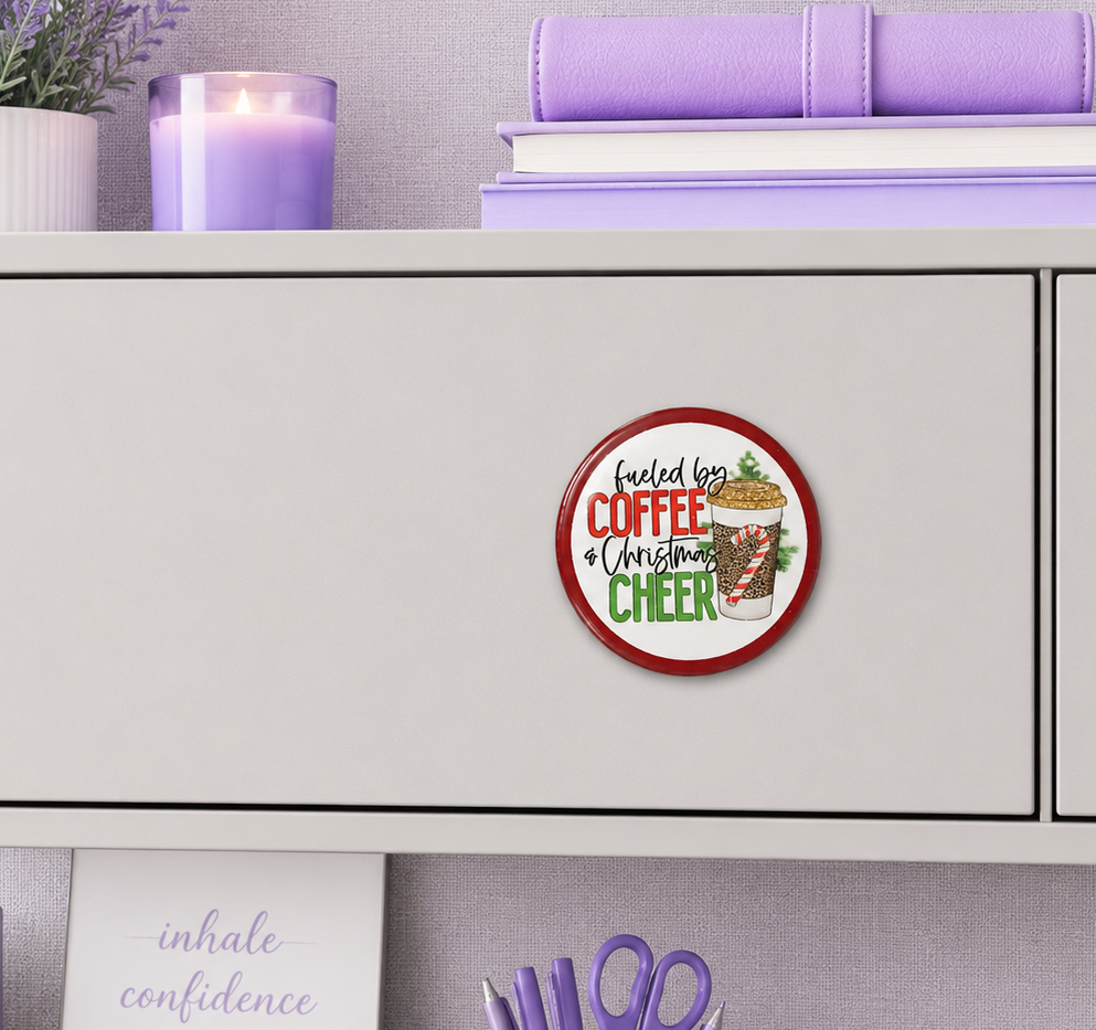 2 inch Christmas Coffee Magnet