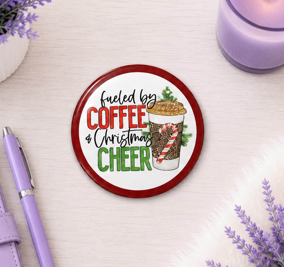 2 inch Christmas Coffee Magnet