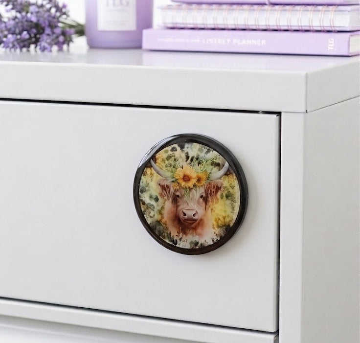 2 inch Highland Cow Magnet
