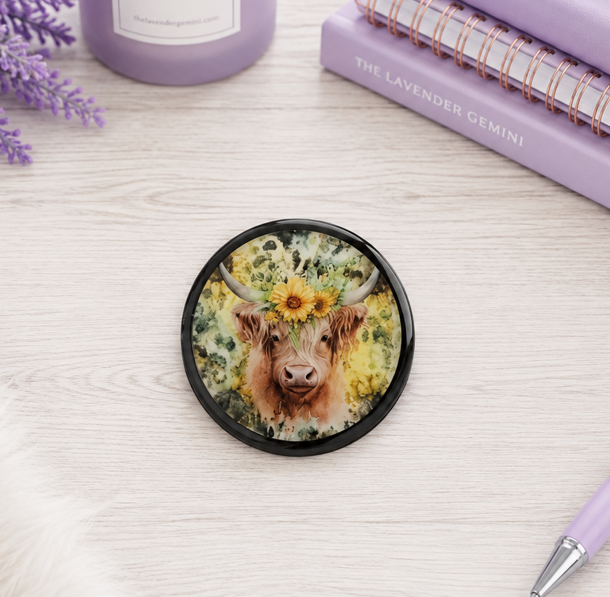 2 inch Highland Cow Magnet