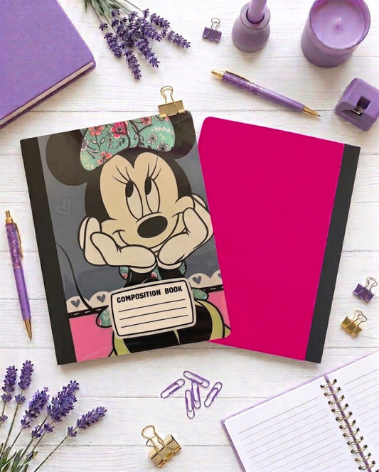 Decorative Vinyl Covered Composition Notebook Minnie 5