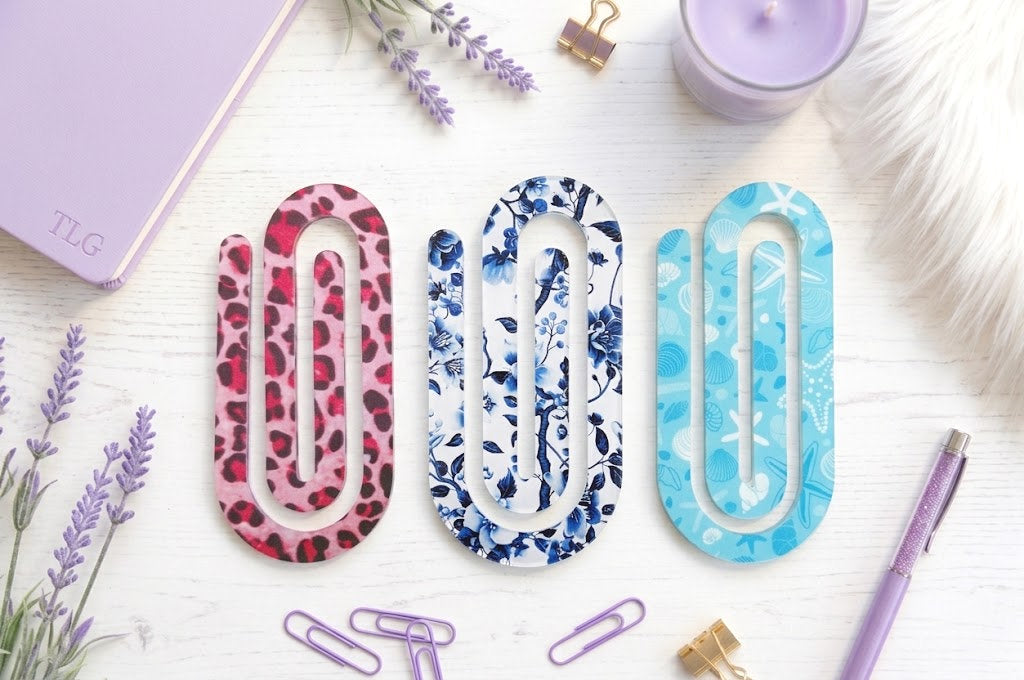 Jumbo Decorative Acrylic Paper Clip Misc 5