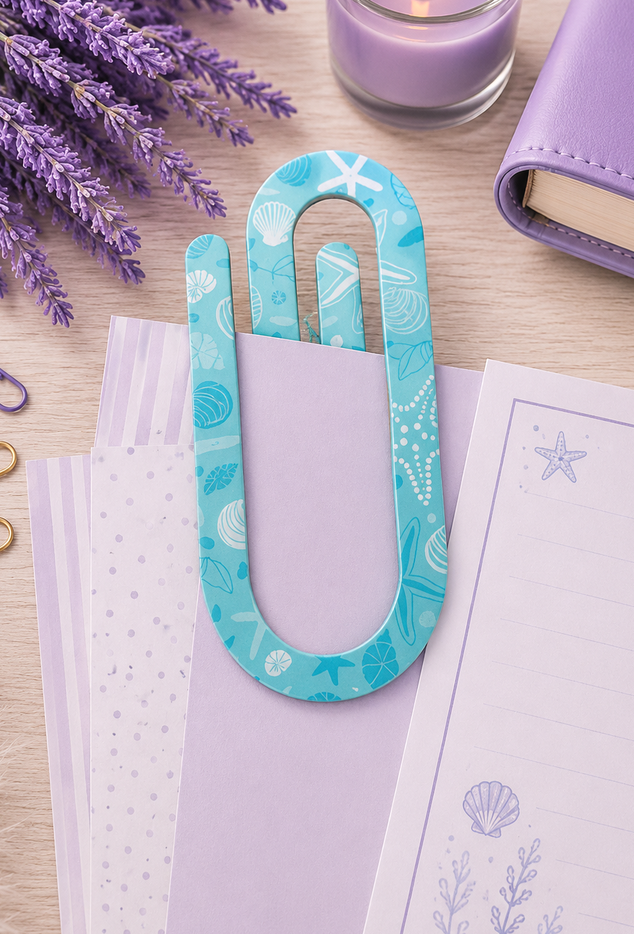 Jumbo Decorative Acrylic Paper Clip Misc 5