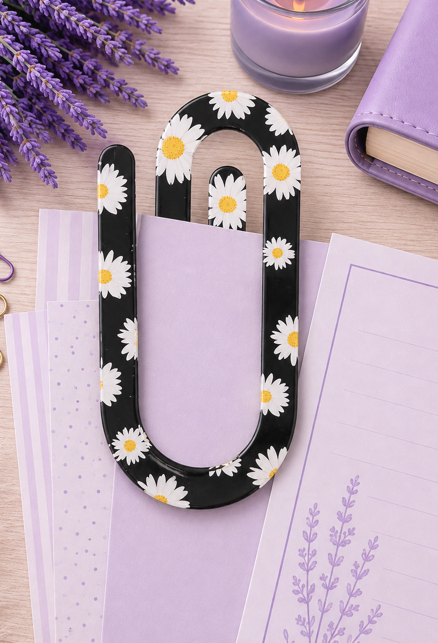Jumbo Decorative Acrylic Paper Clip Misc 7