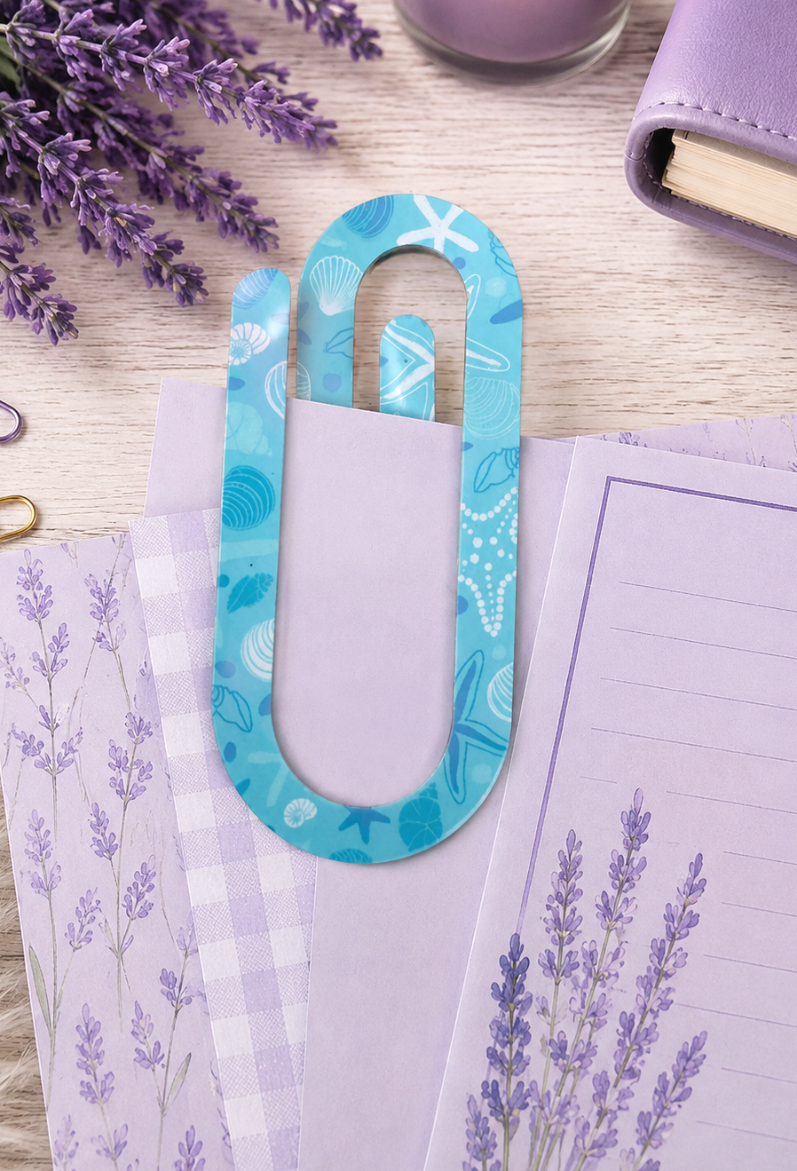 Jumbo Decorative Acrylic Paper Clip Misc 3