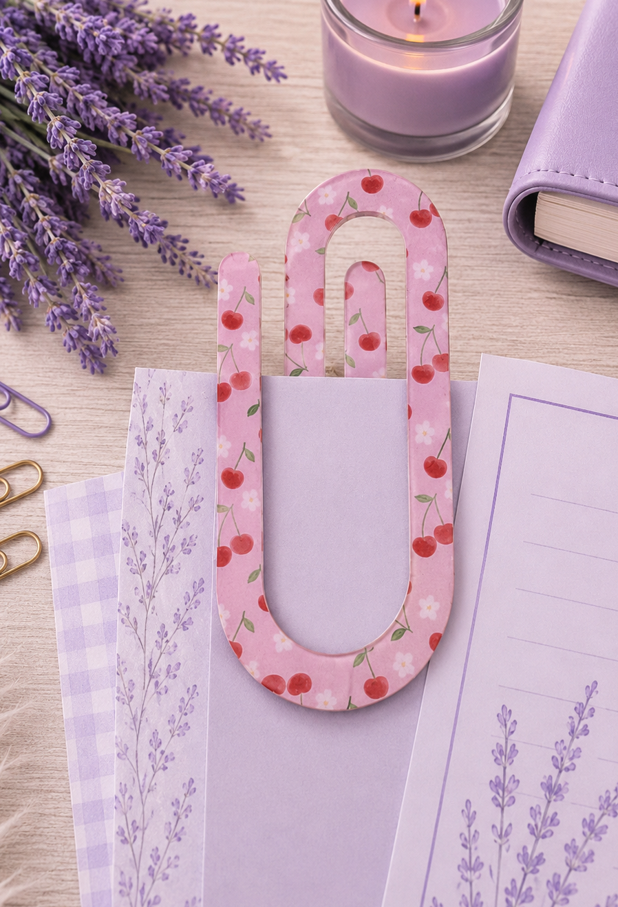 Jumbo Decorative Acrylic Paper Clip Misc 6