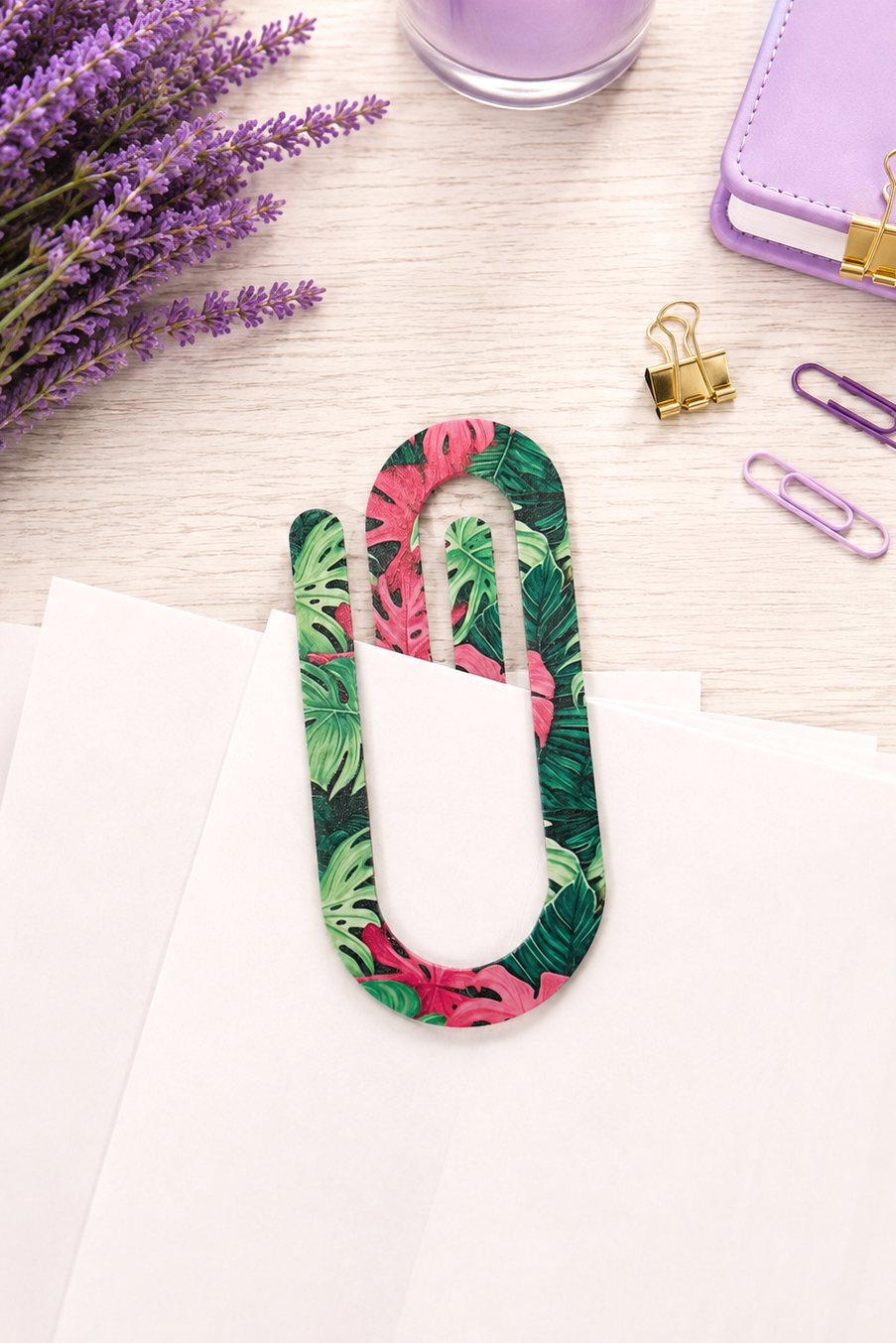 Jumbo Decorative Acrylic Paper Clip MISC 2