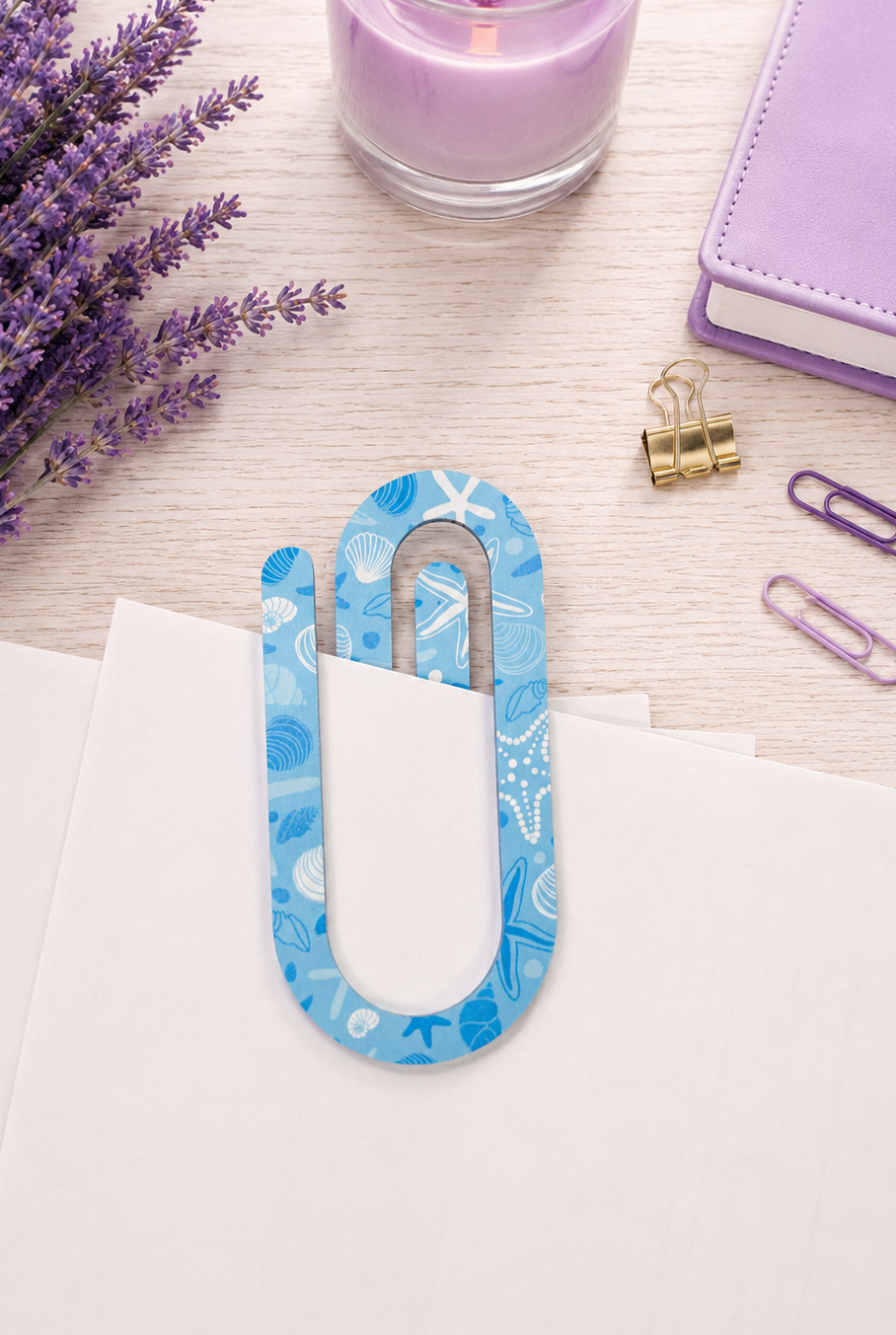 Jumbo Decorative Acrylic Paper Clip MISC 2