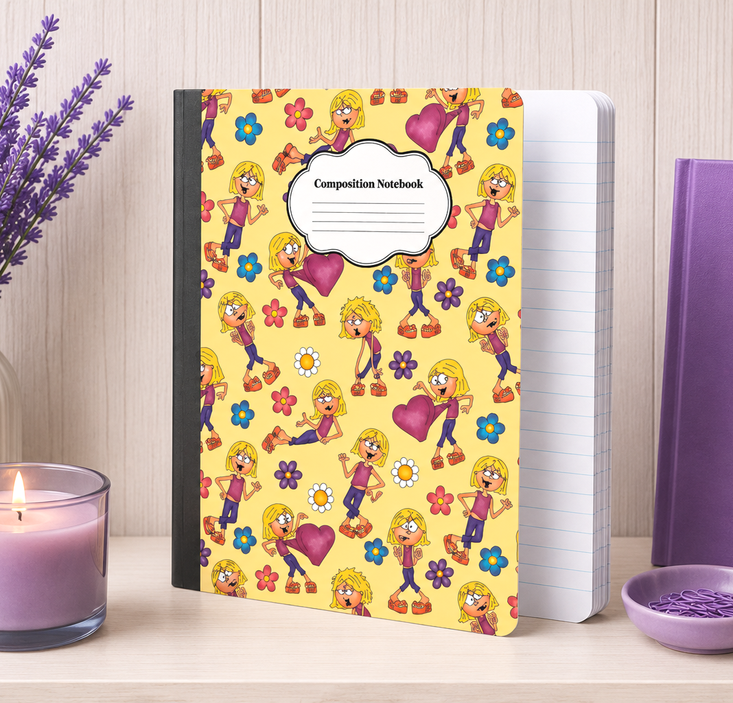 Decorative Vinyl Covered Composition Notebook Lizzie McGuire