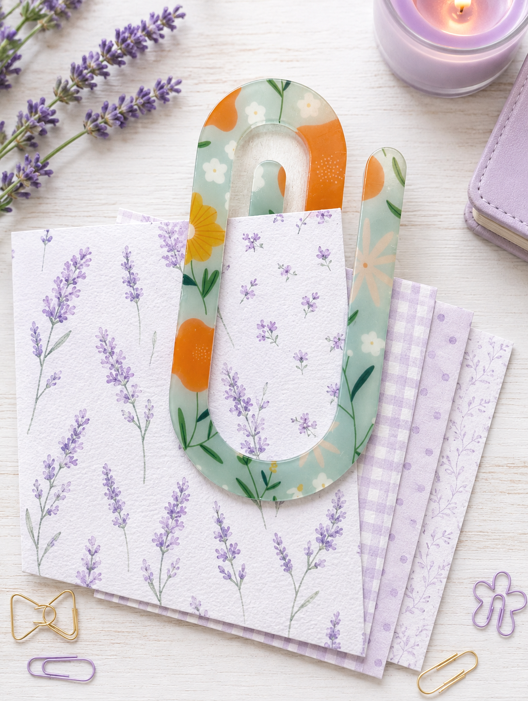Jumbo Decorative Acrylic Paper Clip Christian 4